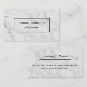 Moderner Marmor Visitenkarte