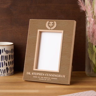 Moderner MD Doktor der Medicine Med School Abschlu Geätzte Rahmen