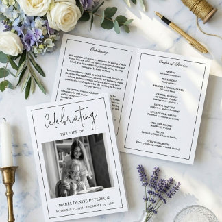 Moderner Minimaler Bestattungsauftrag Programm