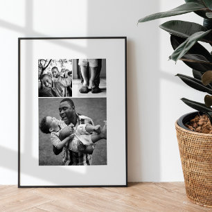 Moderner Minimaler Dreimonatstag Poster