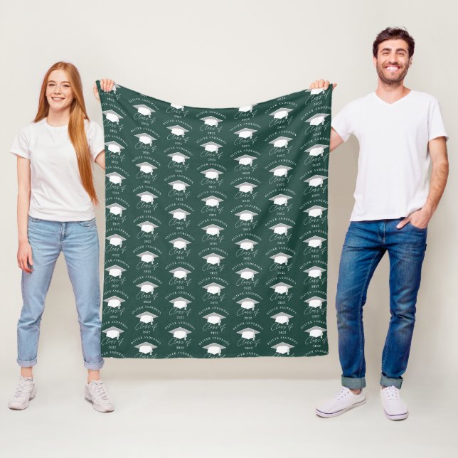 Moderner, minimaler eleganter Foto Abschluss Fleecedecke (Beispiel)