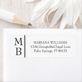 Moderner Minimaler RSVP für Schwarz-Weiß-Hochzeit
