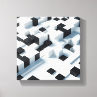 Moderner minimalisitischer 3D-isometrischer Würfel