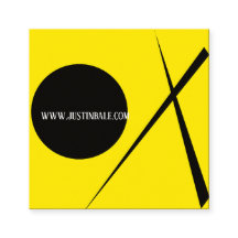 Moderner Minimalismus Abstrakt Art Gelb Schwarz