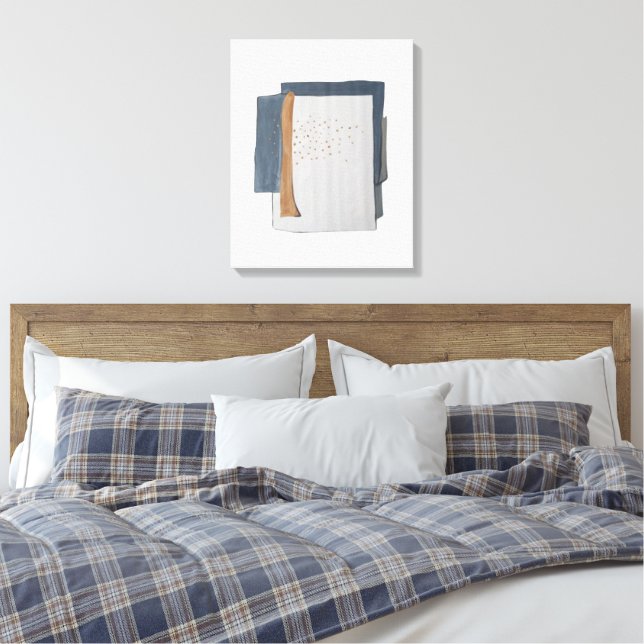 Moderner Minimalismus Leinwanddruck (Insitu (Schlafzimmer))