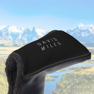 Moderner minimalistischer, bearbeitbarer Name   Sc Golf Headcover