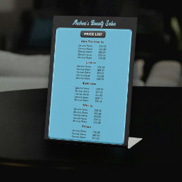 Moderner Minimalistischer Blue Black Moderner Salo Sockelschild