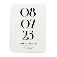 Moderner Minimalistischer Chic Save the Date
