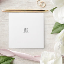 Moderner Minimalistischer Drehbuchhochzeitplatz