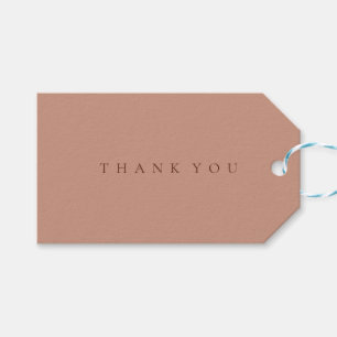 Moderner Minimalistischer einfacher PlanTypo Geschenkanhänger
