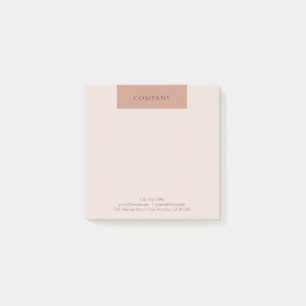 Moderner Minimalistischer einfacher Post-it Klebezettel