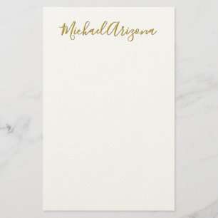 Moderner Minimalistischer einfacher Schlichter Han Briefpapier