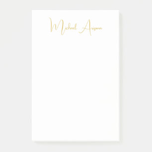 Moderner Minimalistischer einfacher Schlichter Han Post-it Klebezettel