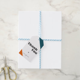 Moderner Minimalistischer Fall Danke, dass Sie die Geschenkanhänger