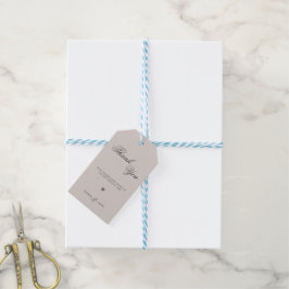 Moderner Minimalistischer Fall Danke, dass Sie die Geschenkanhänger