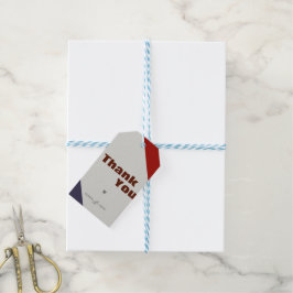 Moderner Minimalistischer Fall Danke, dass Sie die Geschenkanhänger