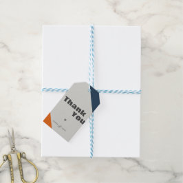 Moderner Minimalistischer Fall Danke, dass Sie die Geschenkanhänger