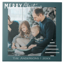 Moderner Minimalistischer froher Weihnachten Grüne