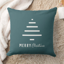 Moderner Minimalistischer froher Weihnachten Grüne
