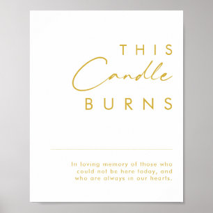 Moderner Minimalistischer Gold Schriftart Diese Ke Poster