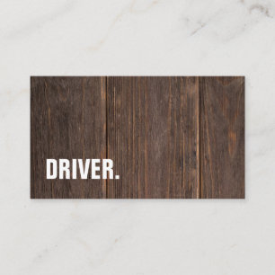 Moderner Minimalistischer Holzbrettantrieb Berufli Visitenkarte