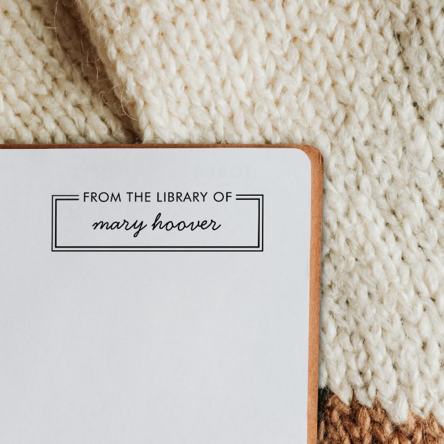 Moderner Minimalistischer Individuelle Name aus de Permastempel (Von Creator hochgeladen)