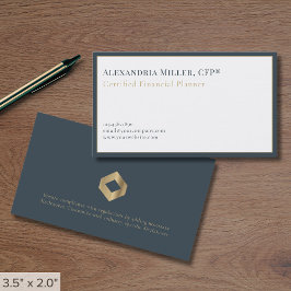 Moderner Minimalistischer Luxus Visitenkarte