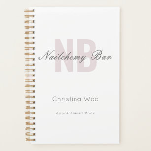 Moderner Minimalistischer Nagelstudio Personaleins Planer