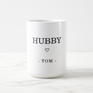 Moderner Minimalistischer Name Kaffeetasse