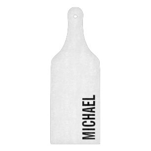 Moderner Minimalistischer Personalisierter Name Schneidebrett