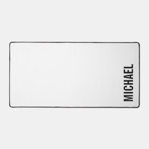 Moderner Minimalistischer Personalisierter Name Schreibtischunterlage