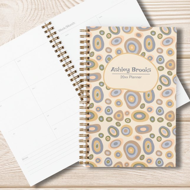 Moderner minimalistischer persönlicher Planer mit  (Modern Minimalist Personalized Planner)