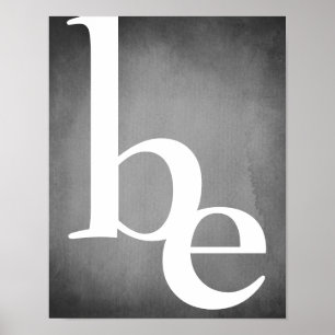 moderner minimalistischer, sauberer, grauer und we poster