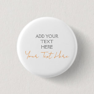 Moderner Minimalistischer Schlichter Personalisier Button