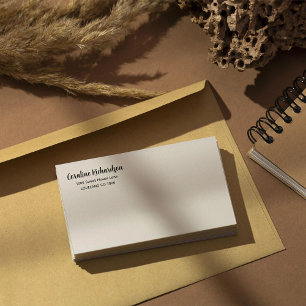 Moderner Minimalistischer Skriptname Permastempel