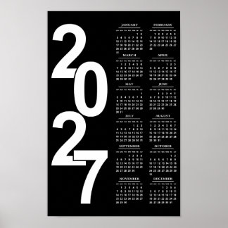 Moderner minimalistischer typografischer schwarzer poster