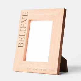 Moderner Minimalistischer Weihnachtslaser Geätzte Rahmen
