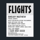 Moderner, moderner Flyer für Werbung in der Luftfa<br><div class="desc">Moderne, fette Flyer der Airline-Werbung durch den Business Card Store.</div>