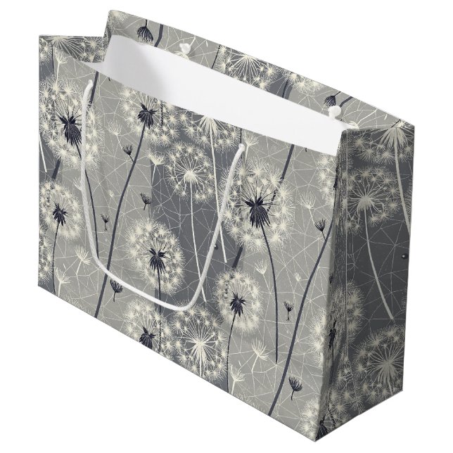 Moderner monochromer Lüster Große Geschenktüte (Vorderseite Schrägansicht)