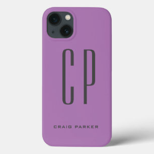 Moderner Monogram Beruflicher Schlichter Einfach L Case-Mate iPhone Hülle