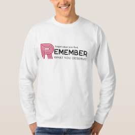 Moderner motivierend Rotschwarzer Typografie-T - S T-Shirt