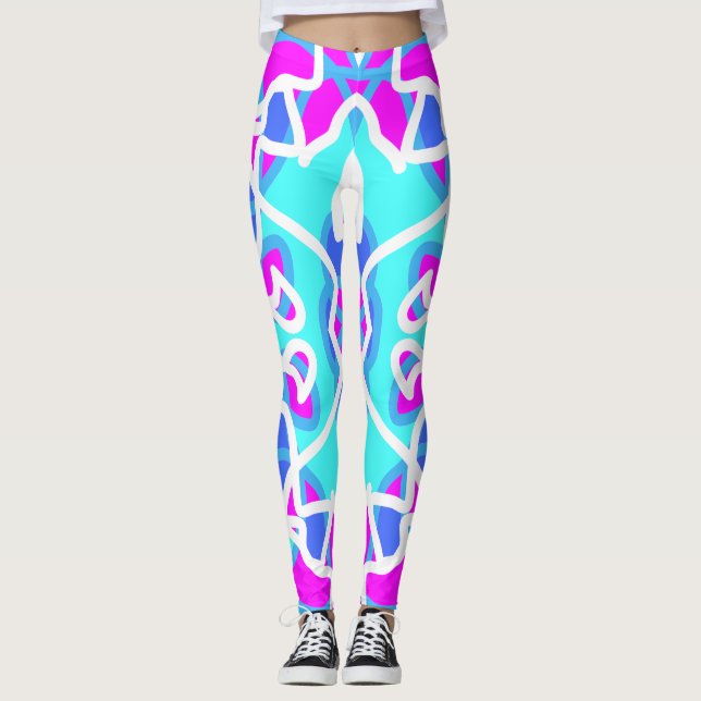 Moderner Multicolor Klassiker "Ratti_Creative_Arts Leggings (Vorderseite)