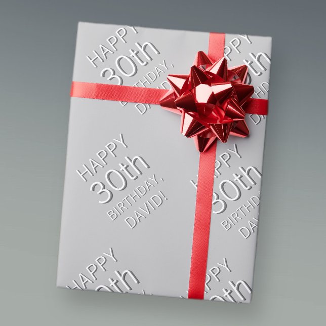 Moderner Name/Alter Geschenkpapier (Von Creator hochgeladen)