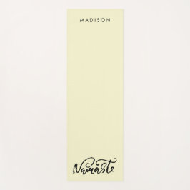 Moderner Name Citrine White Yoga Mat Yogamatte