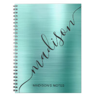 Moderner Name des Aquamarinen Monogrammschrift-Skr