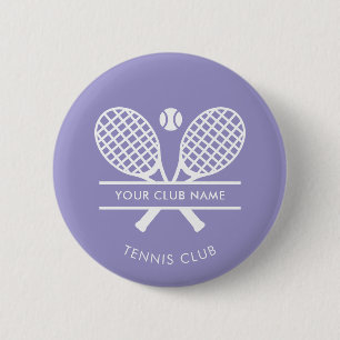 Moderner Name des Tennis-Teams des Country Clubs Button