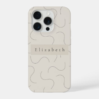 Moderner Name iPhone 15 Pro Hülle