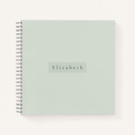 Moderner Name Notizbuch