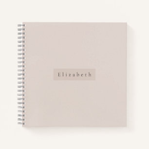 Moderner Name Notizbuch