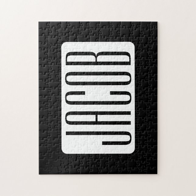 Moderner Name oder bearbeitbarer Markenname für Un (Vertikal)